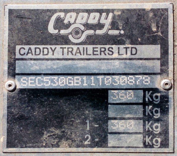 Caddy car trailer for sale