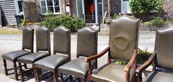High back dining chairs