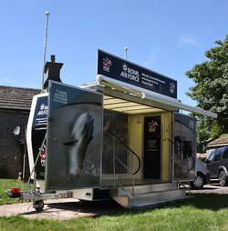 Ex RAF Merchandising Exhibition Trailer 4.2M x 1.83M