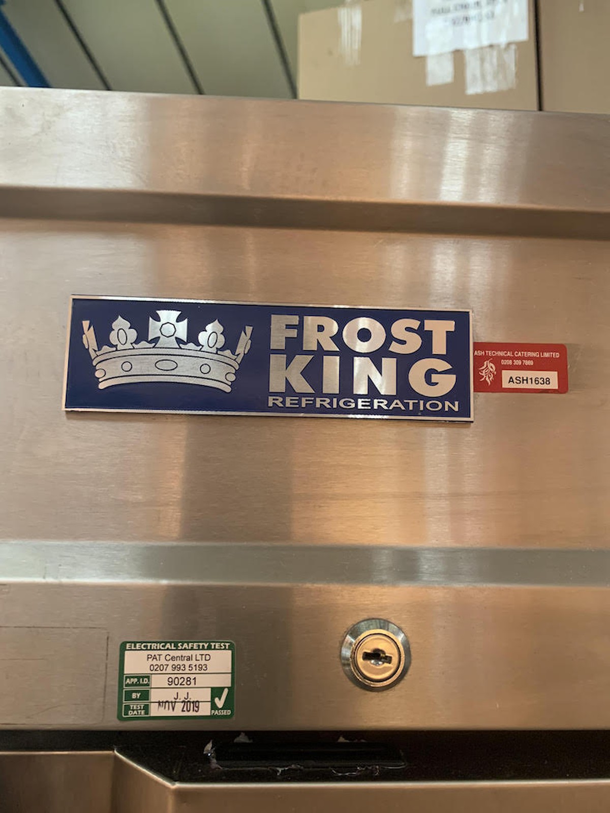 Secondhand Catering Equipment Upright Fridges Single Door Frost King Refrigeration Upright
