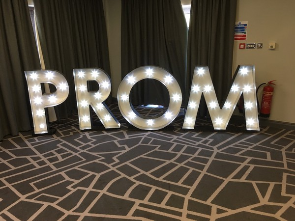 PROM 4ft Light Up Letters
