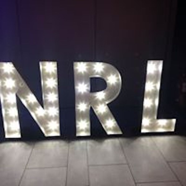 Second Hand 4ft Light Up Letters