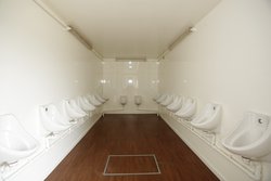 Gents trailer with 18 urinals