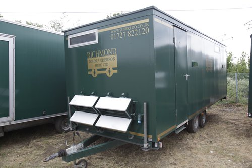 Gents toilet trailer