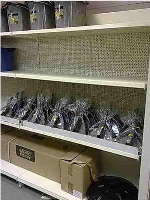 Tegometall Shop Fitting Double Side Gondola Tegometall Shop Fitting Double Side Gondola