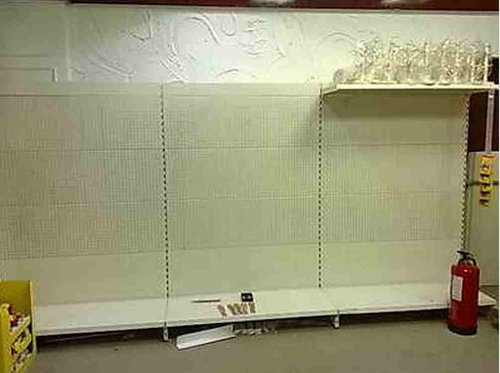 3 Bays Of Gondolas with Peg Panels 3 Bays Of Gondolas with Peg Panels