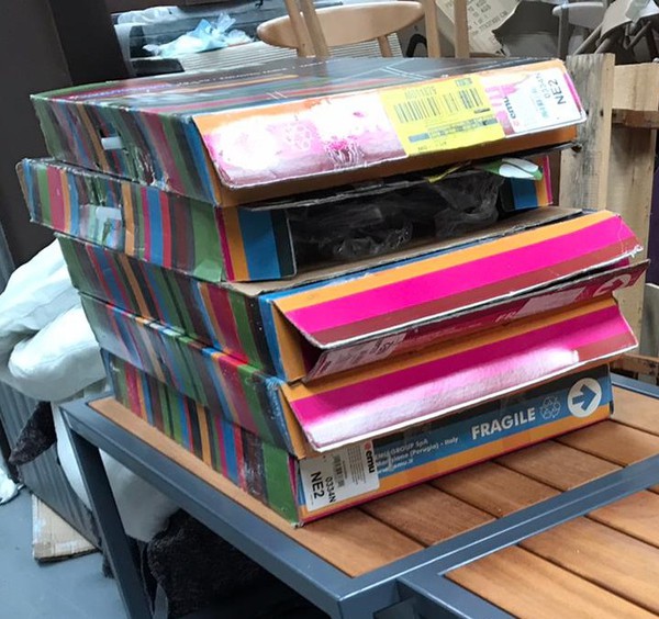 5x Genuine Emu Arc en Ciel Outdoor Folding Tables