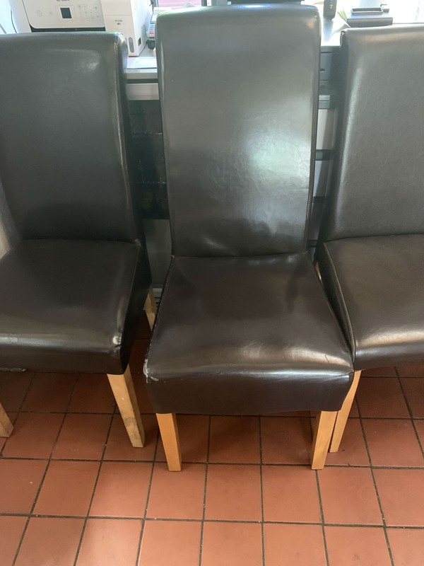 High back restaurant chairs