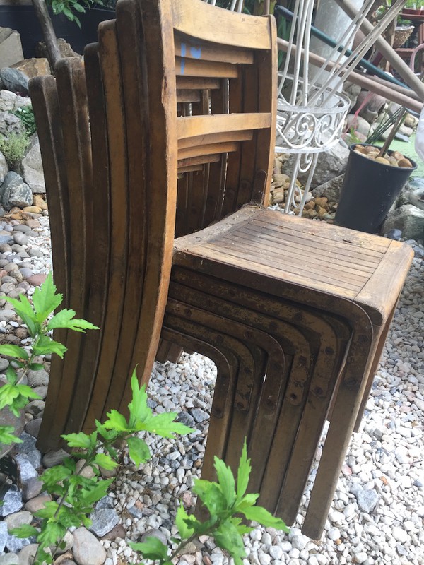 Stackable Wooden Chair