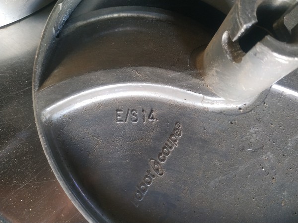 Used Robot Coupe discs ES14