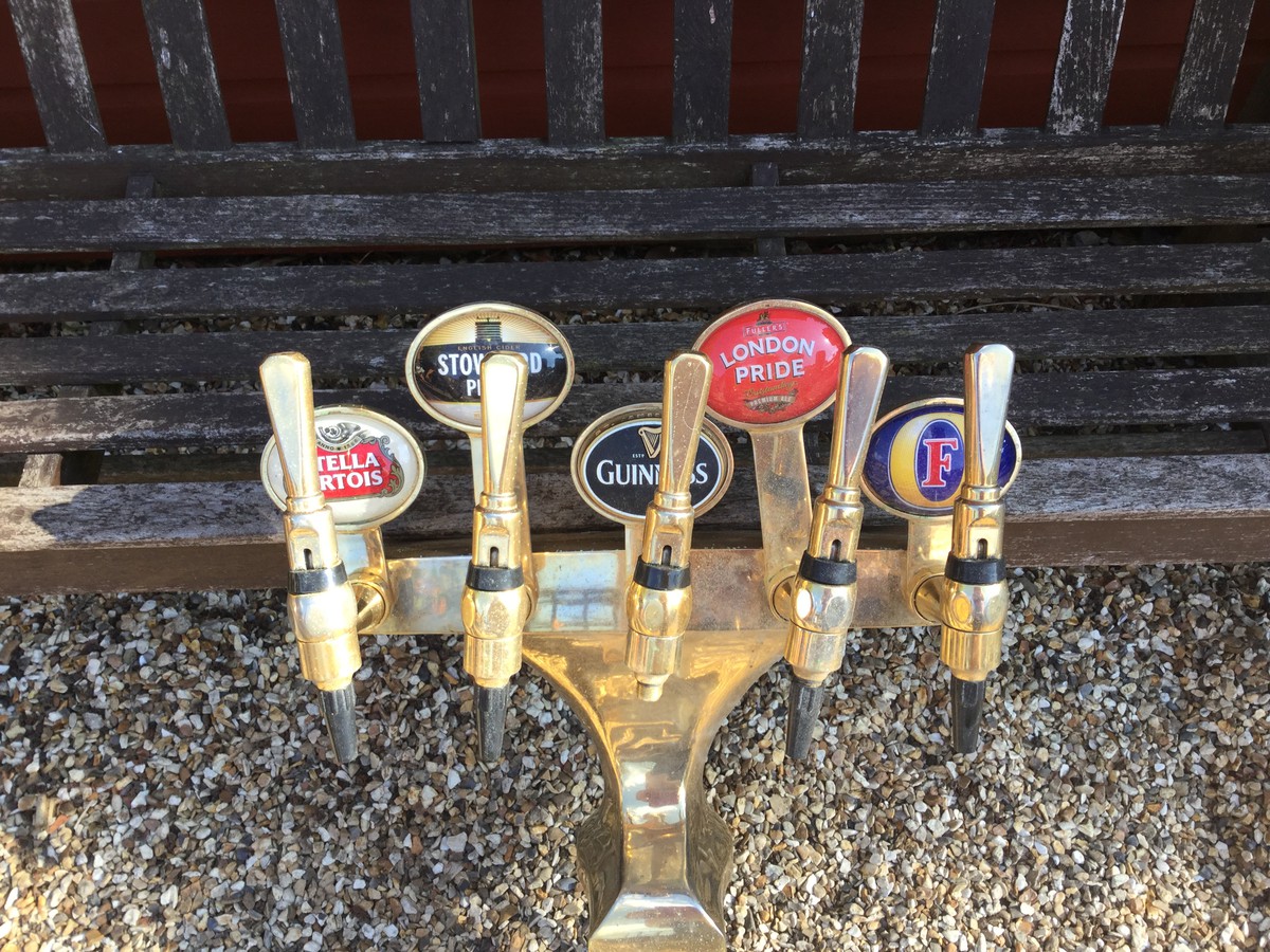 Secondhand Pub Equipment Beer Taps Fonts and Pumps 5 Font With