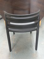 New Julie thermoplastic Black stacking chairs