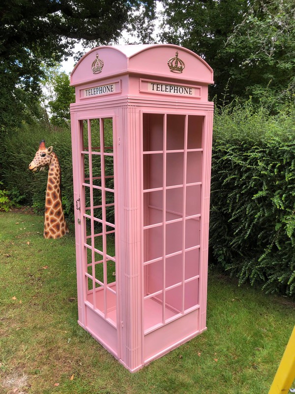Secondhand Prop Shop London 10x Outdoor Replica Metal Phone Box