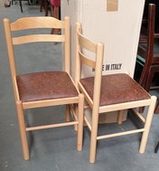 New Italian Wooden Dining Chairs