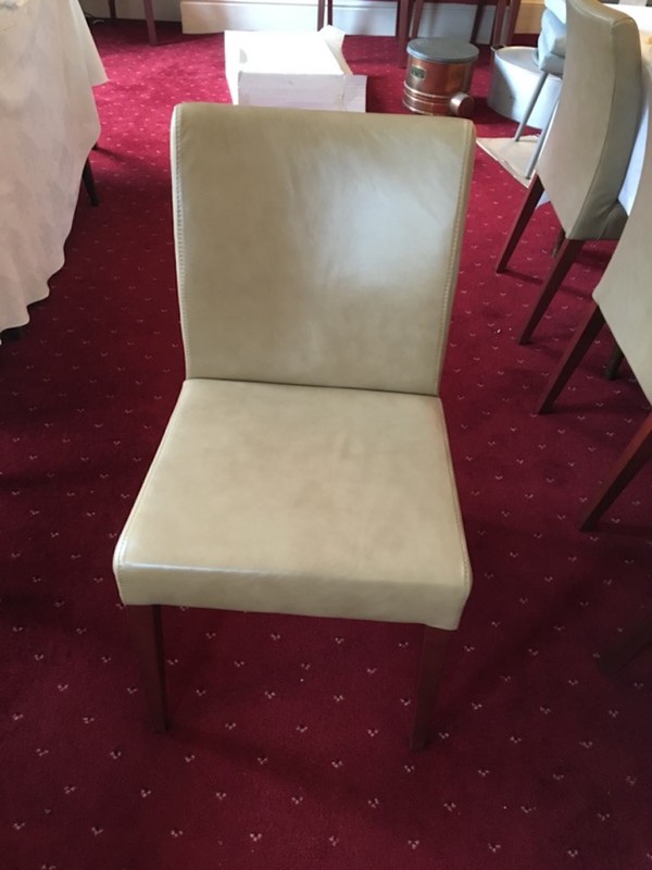 Genuine Soft Leather Dining Chairs for sale