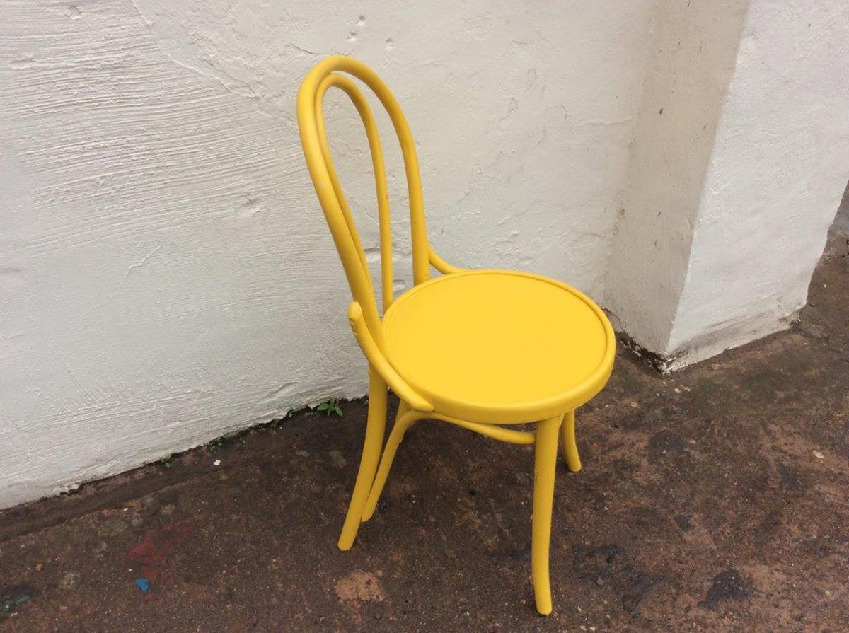 Curlew SecondHand Marquees Stock Liquidation Shropshire 13x Yellow Coloured Bentwood