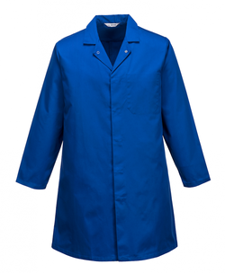 Royal Blue Medium Food Preparation Hygiene Coats