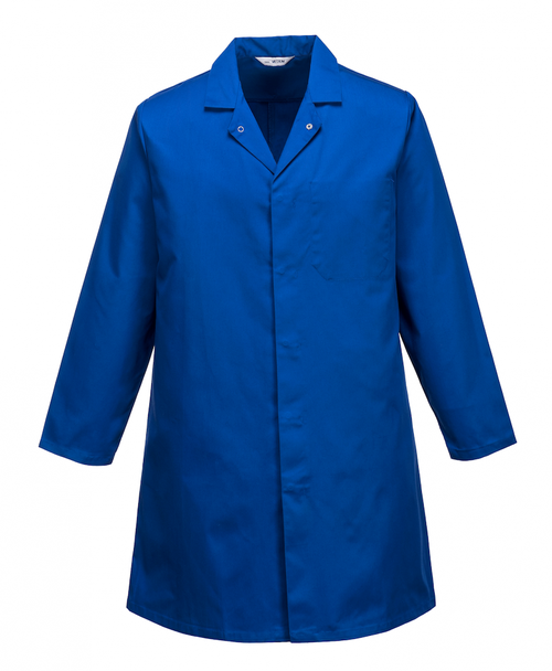 Royal Blue Medium Food Preparation Hygiene Coats
