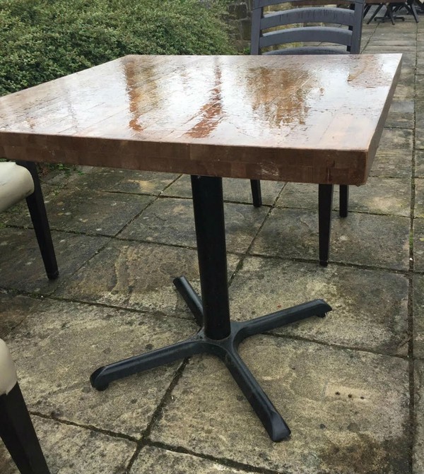 second hand outdoor tables for sale