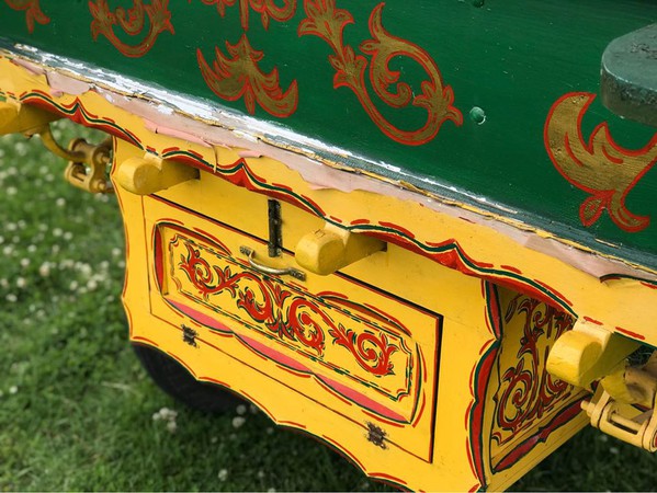 Painted Gypsy wagon