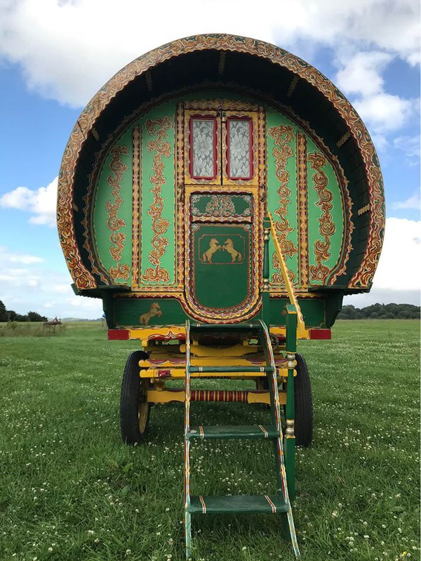 Traditional Gypsy bow top wagon for sale