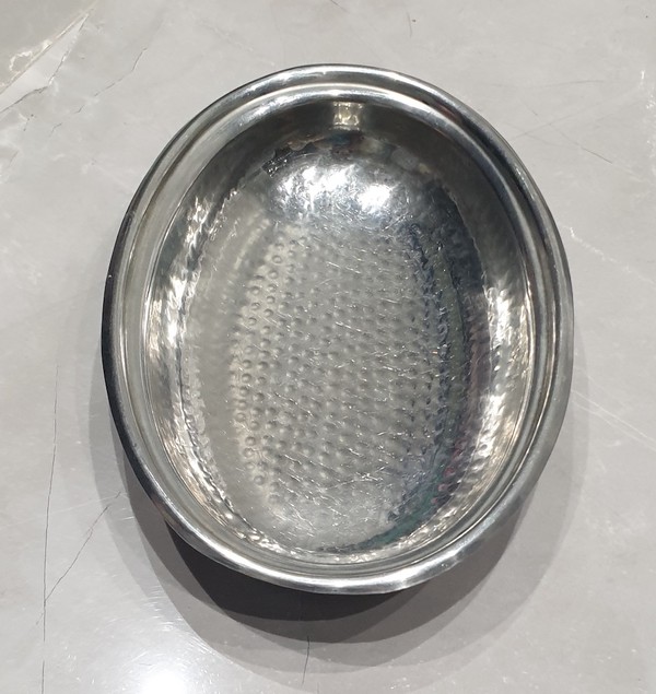 Stainless bowls platters