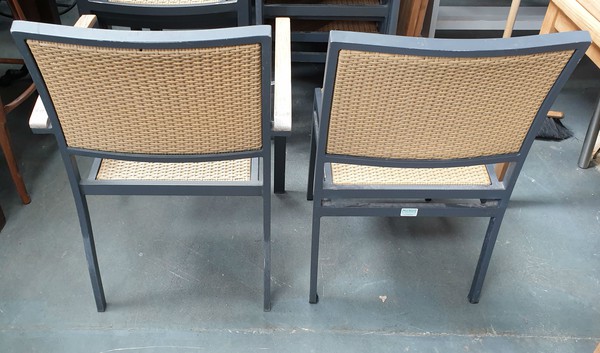 Aluminium outdoor chairs