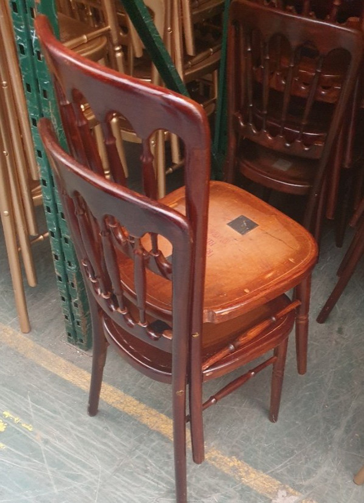 Secondhand Chairs and Tables Cheltenham Banqueting Chairs 500x Mahogany Cheltenham