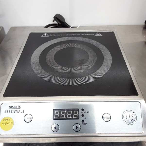 Used electric induction hob