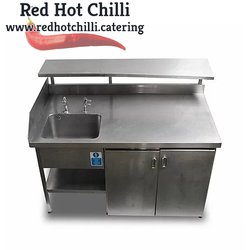 Prep sink / table / cupboard with gantry