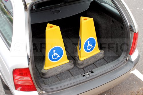 Triangular Parking Mk5 Cones Class 2 Reflective Triangular Parking Mk5 Cones Class 2 Reflective