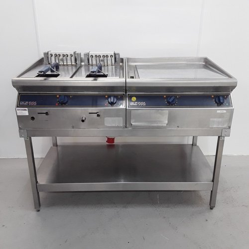 Used Stott Benham Double Fryer Griddle (11741) - Bridgwater, Somerset