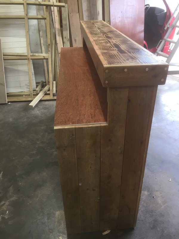 6ft Wooden bar units for sale