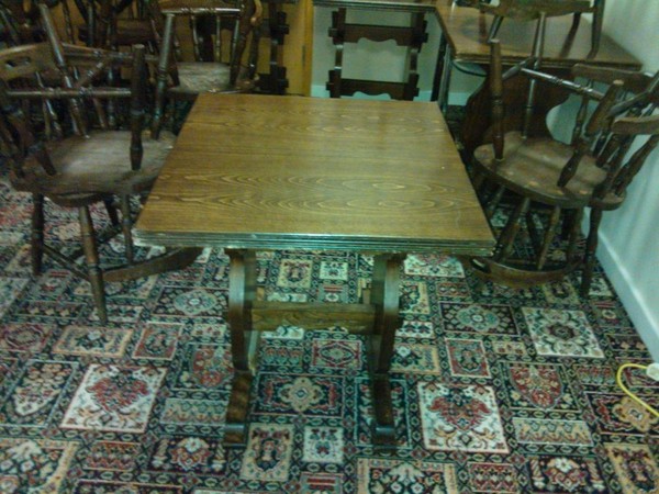 Used Solid Wood Tables & Chairs  for sale
