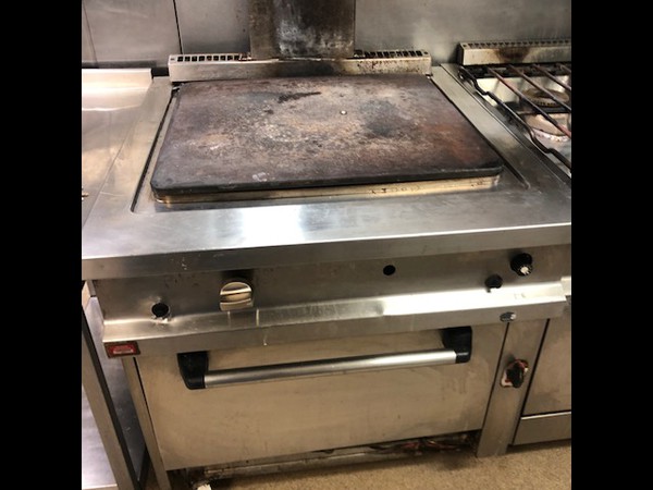 Secondhand flat top grill