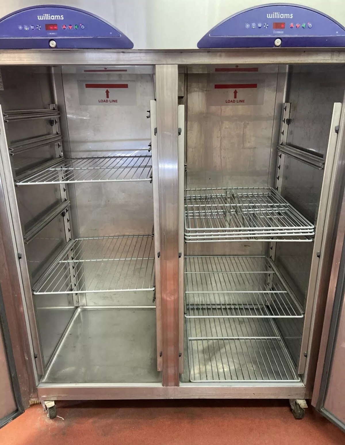 Secondhand Catering Equipment Upright Freezers Double Door Fridge
