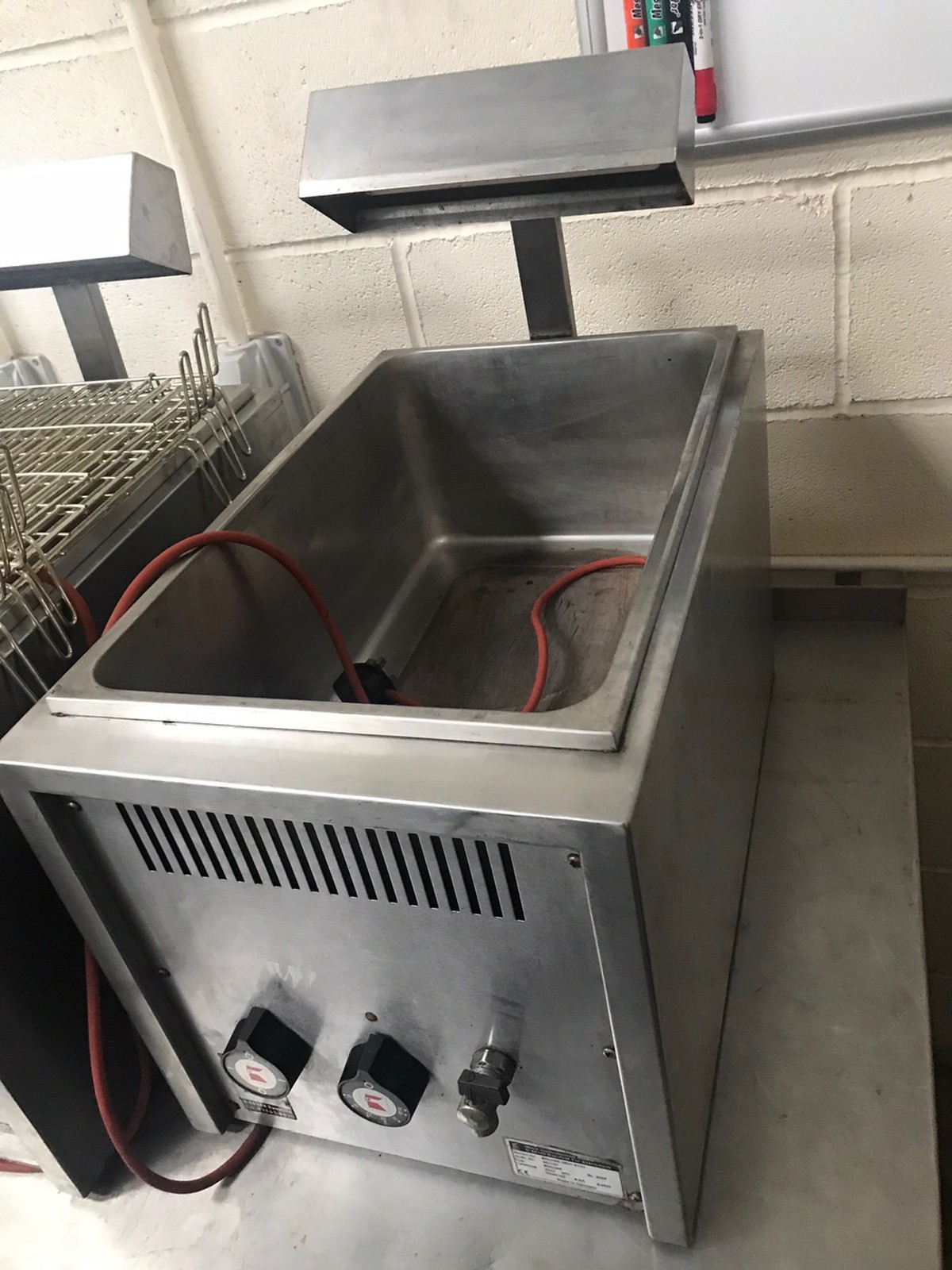 Secondhand Catering Equipment Chip Dumps and Burger Shoots 2x Chip