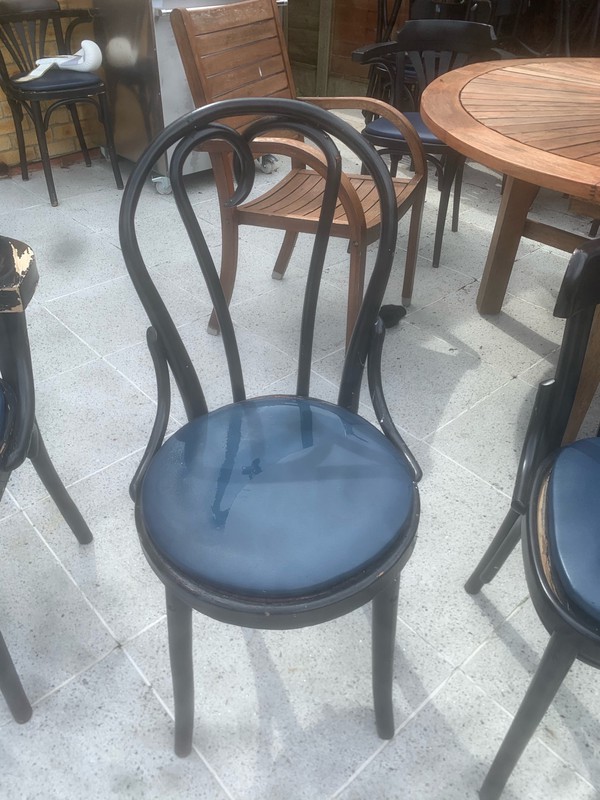 Dark Wood Bentwood Chairs