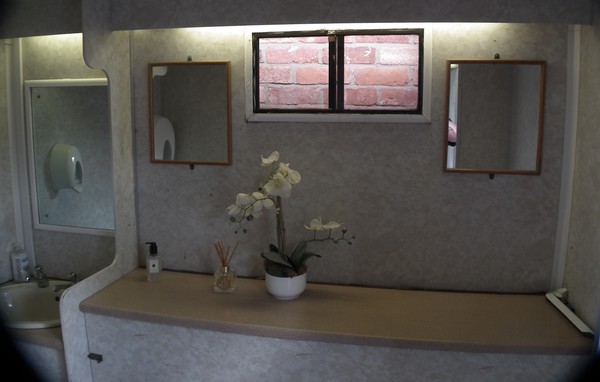Inside 3+2 Toilet Unit plus 3 Urinals Toilet Trailer