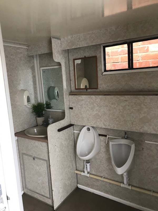 Buy Second Hand 3+2 Toilet Unit plus 3 Urinals Toilet Trailer - Warwickshire