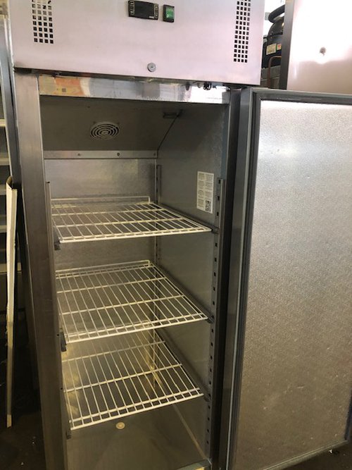 commercial stainless steel upright freezer