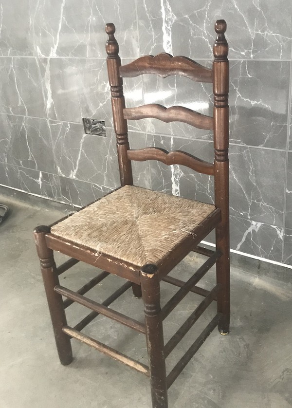 Used Rustic restaurant chairs