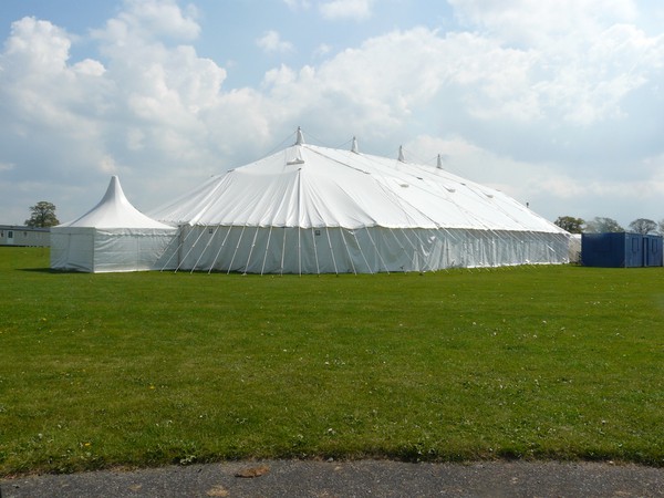 Traditional Marquee 100ft x 40ft PVC 7ft Walls
