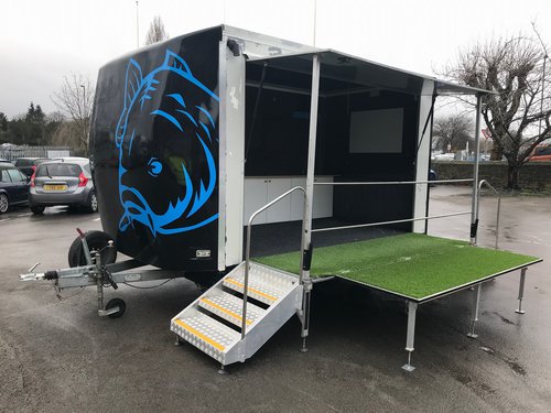 Trailer stage for sale Trailer stage for sale