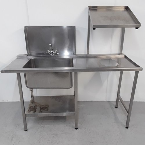 Single dish washer sink