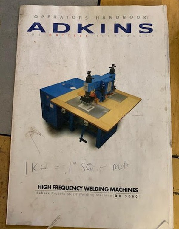 Adkins High frequency welding machine