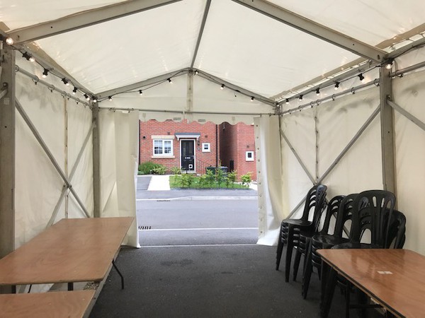 Catering marquee