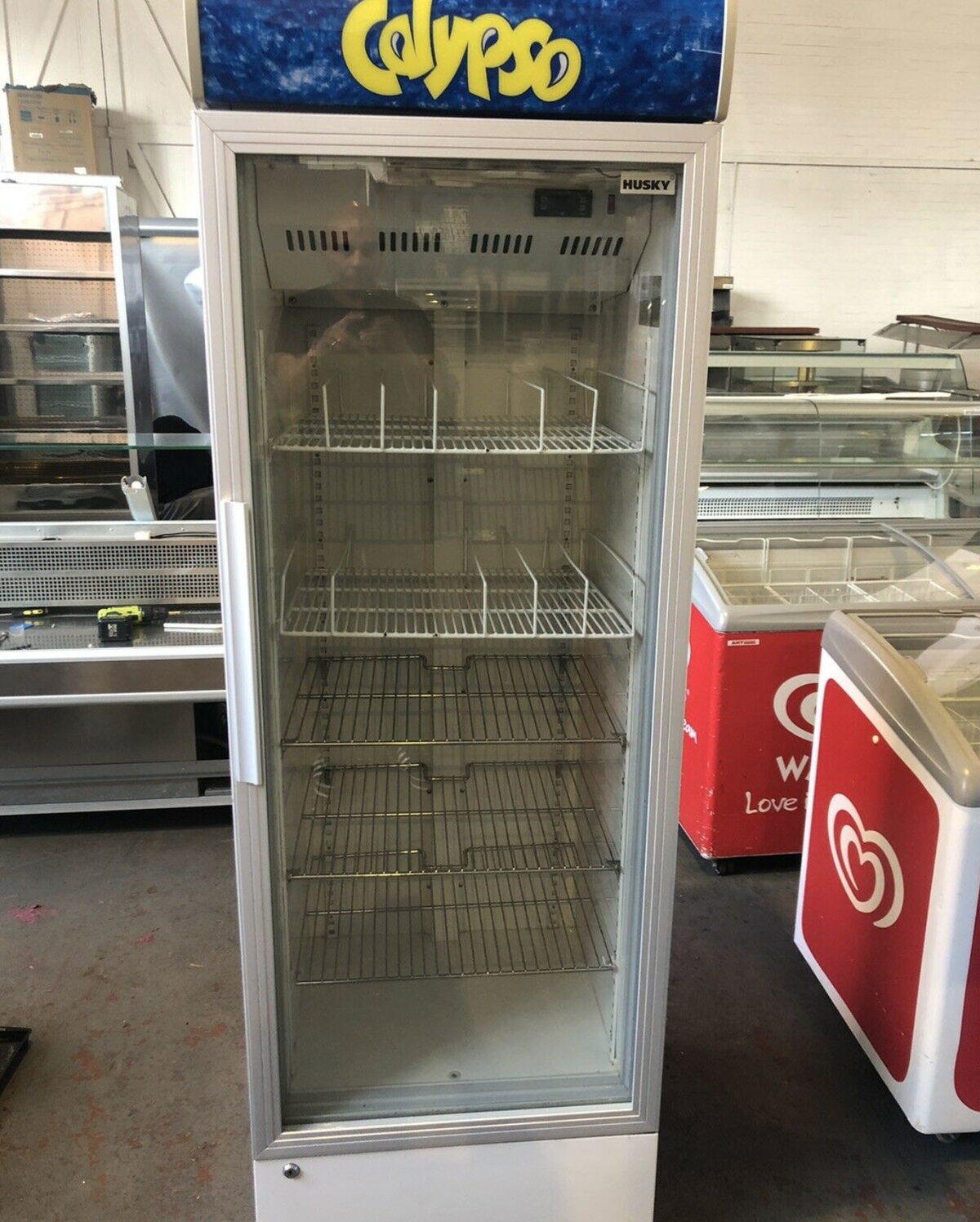 Secondhand Shop Equipment Drinks Display Fridges Husky Single Door