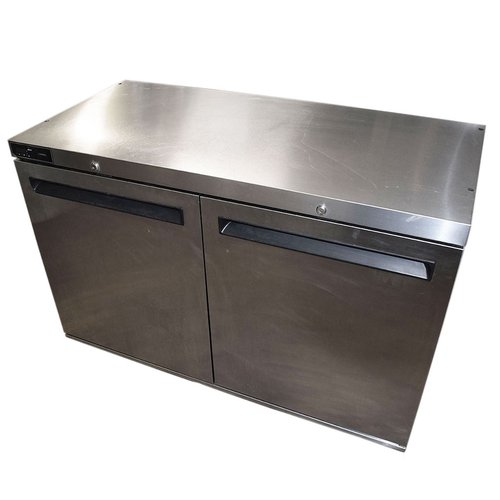 Stainless Steel Double Under Counter Fridge