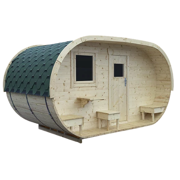 Oval Sauna Ideal for Glampsites